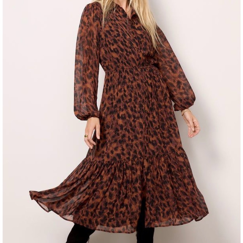 NWT Evereve Bowie Button Front Dress